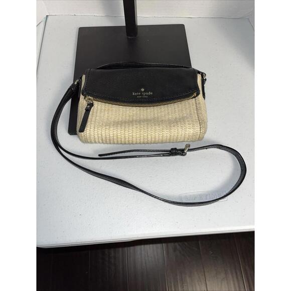 Handbags - Kate Spade Crossbody Black With Silver Tone Hardware EUC